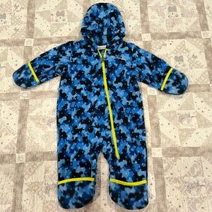 Columbia fleece hooded jumpsuit 6-12 month